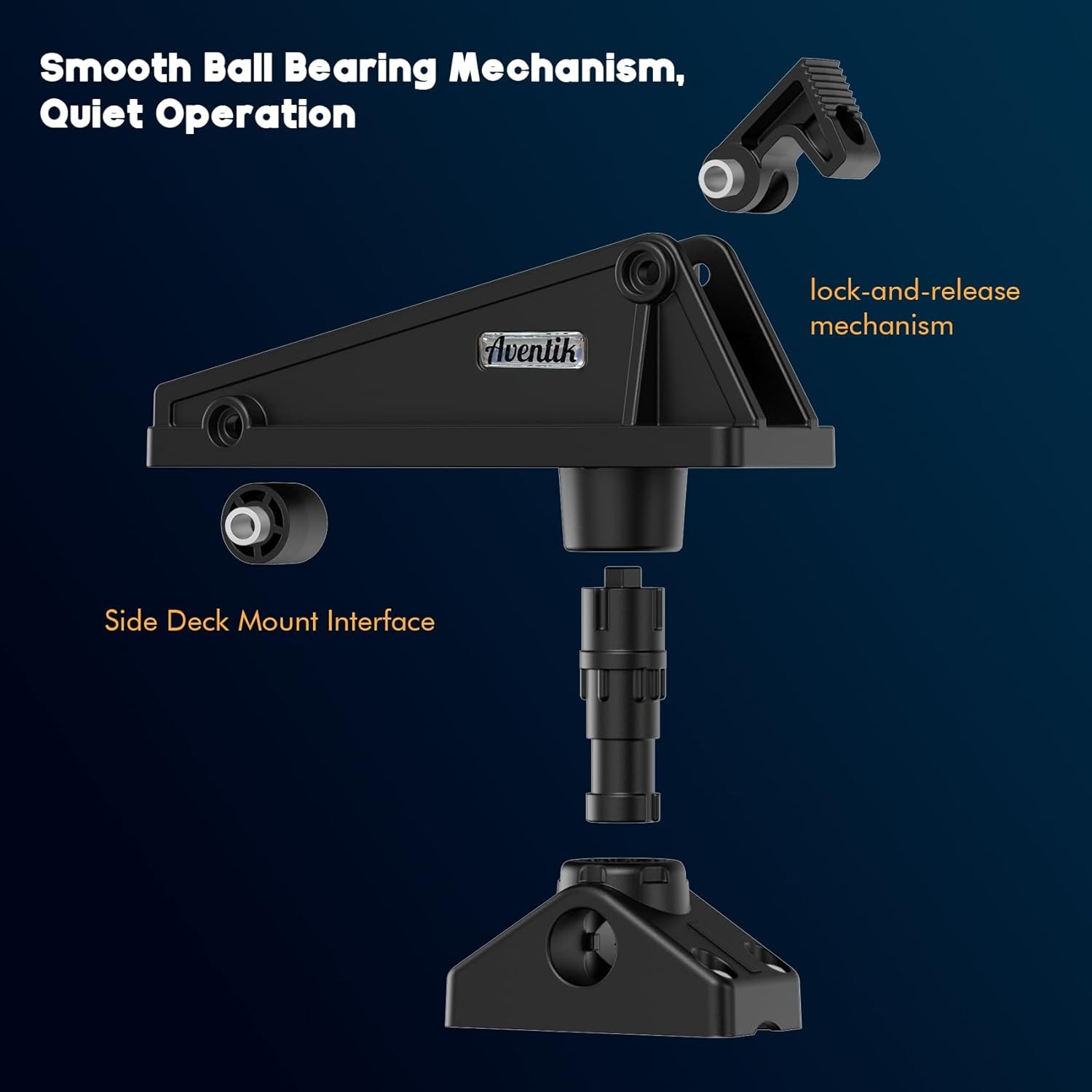 Fishing Kayak Cart - Kayak Anchor Lock System with Side