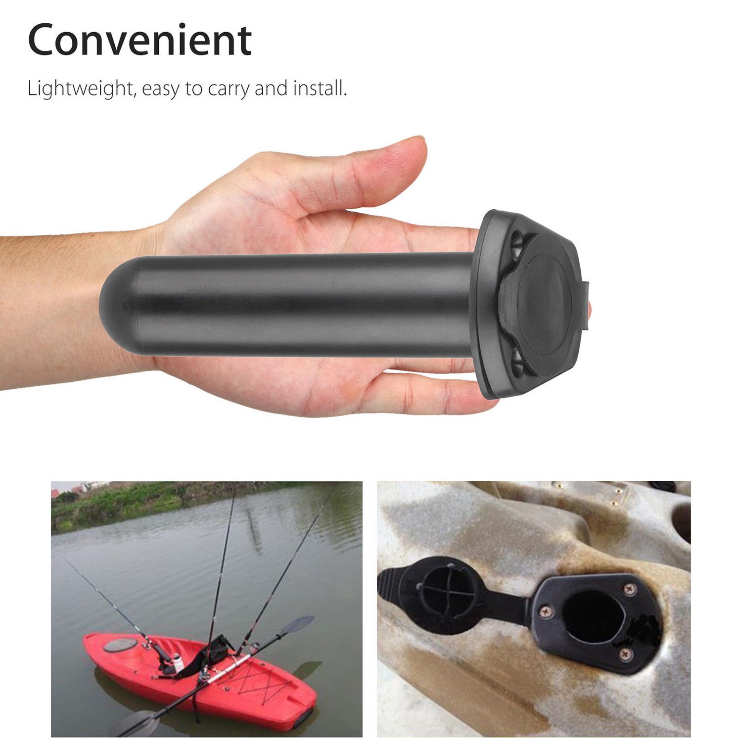 ABME 1Pcs Flush Mount Fishing  - Fishing Kayak Rod Holder review and price